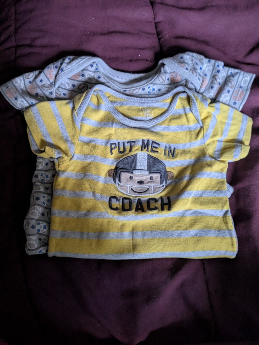 Adorable Baby Boy Bodysuit Duo | Carter’s & Member's Mark | 2-Pack